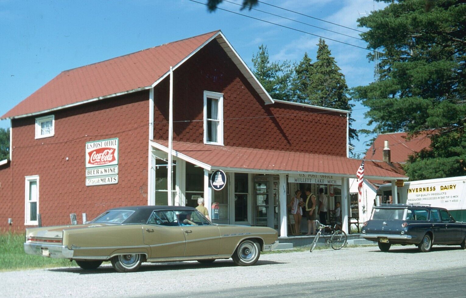 Kodachrome Slide - Mullet Lake Post Office & Store - 1967 \