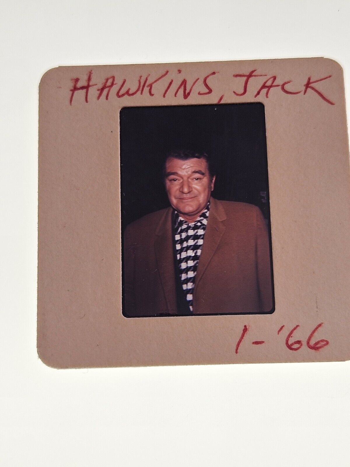 JACK HAWKINS ACTOR VINTAGE PHOTO 35MM FILM SLIDE
