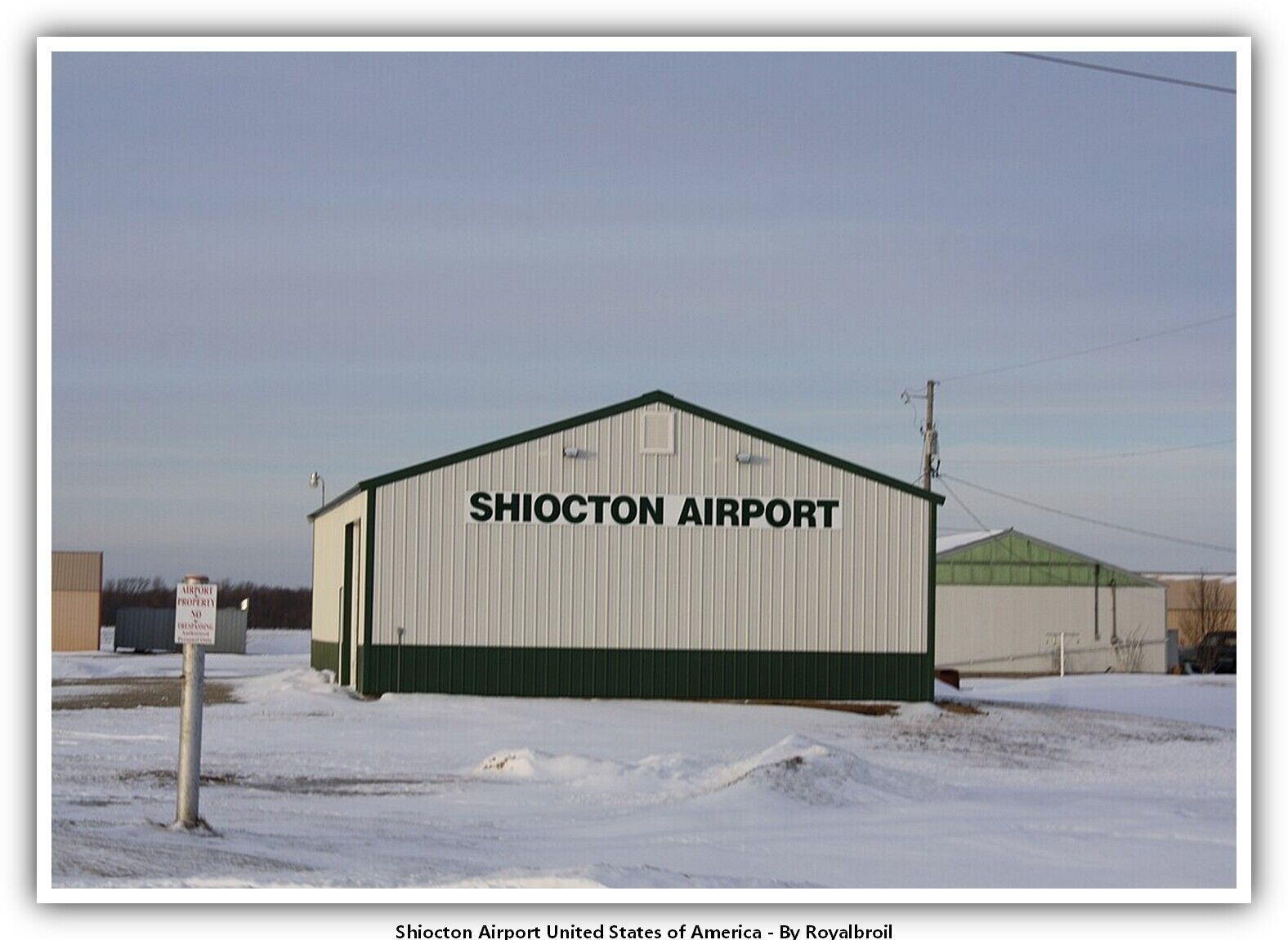 Shiocton Airport United States of America Airport Postcard