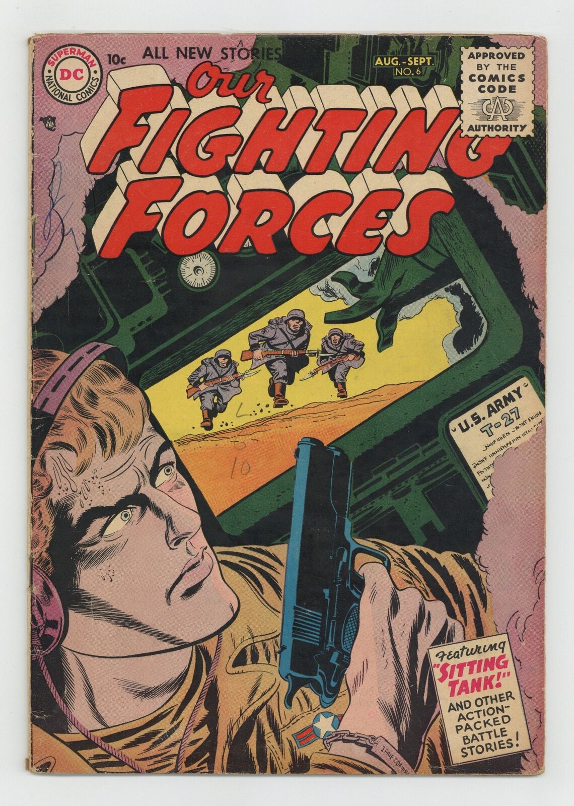 Our Fighting Forces #6 VG- 3.5 1955