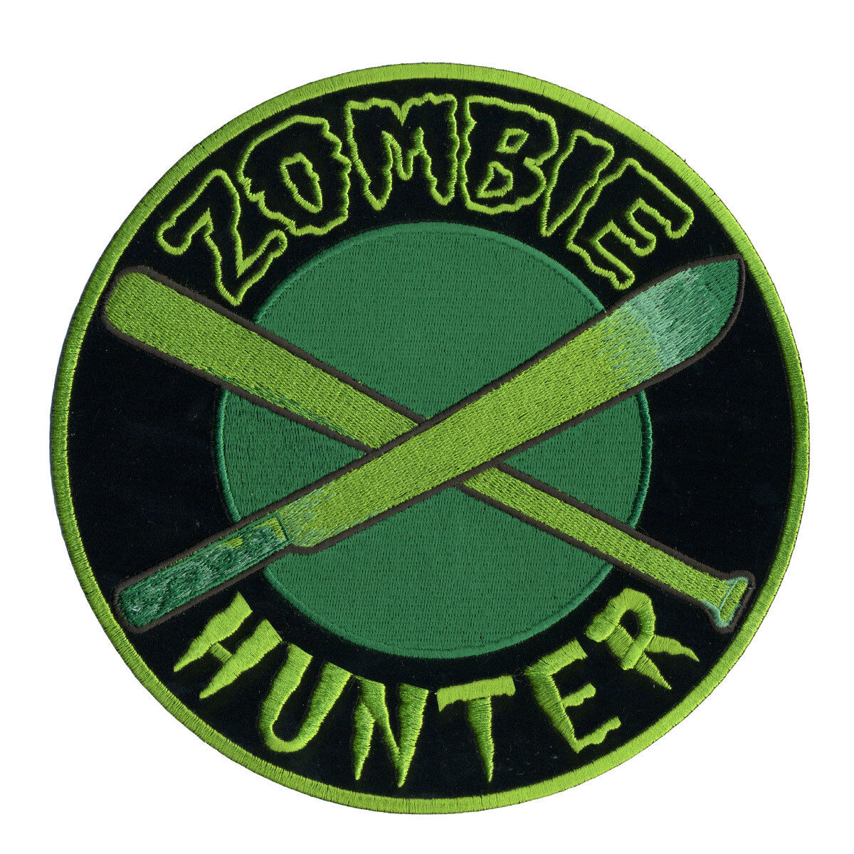 Zombie Hunter   EMROIDERED MILITARY UNIFORM HOOK PATCH 