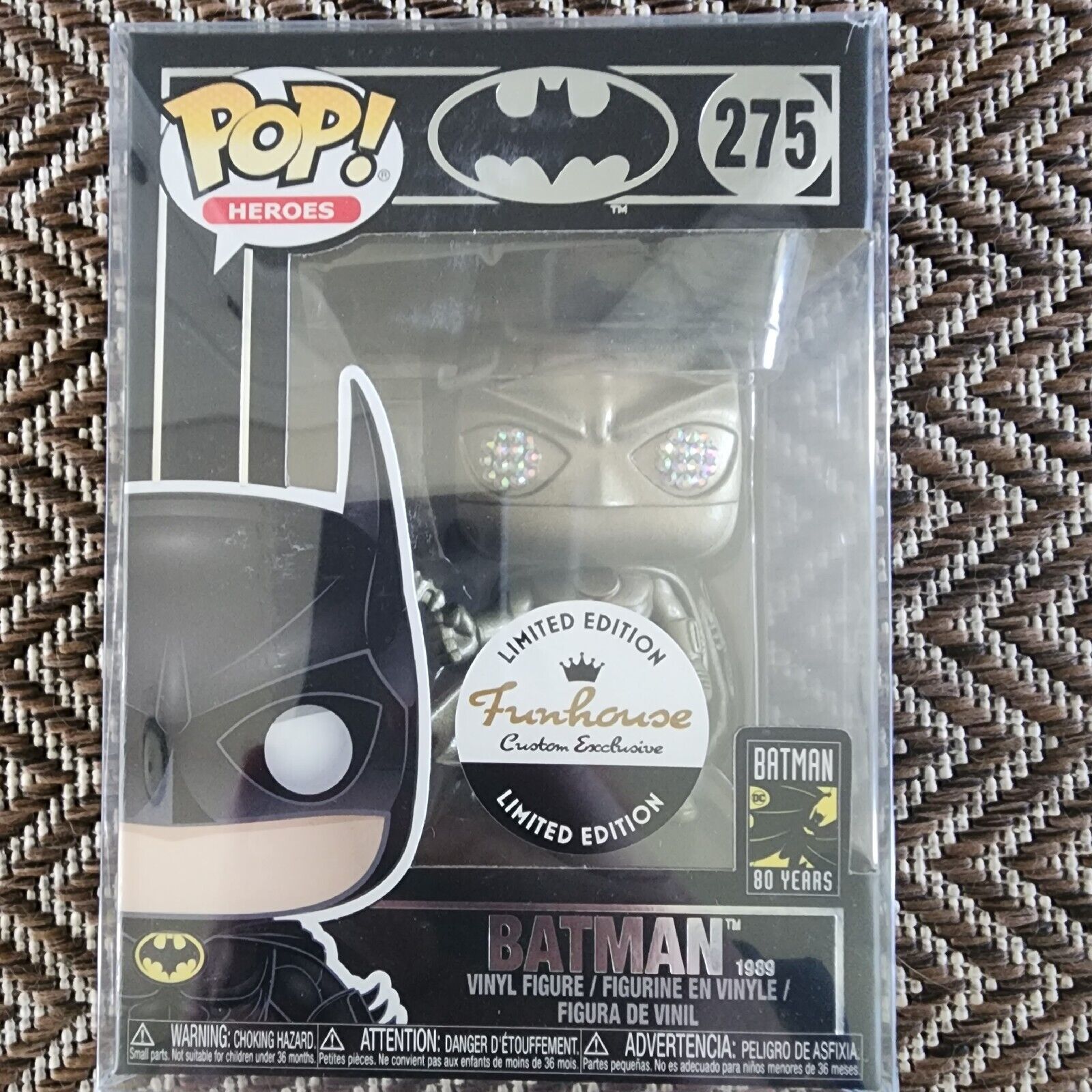 DC Heroes Batman 1989 Funko Pop Vinyl Figure #275 Funhouse Custom Exclusive 