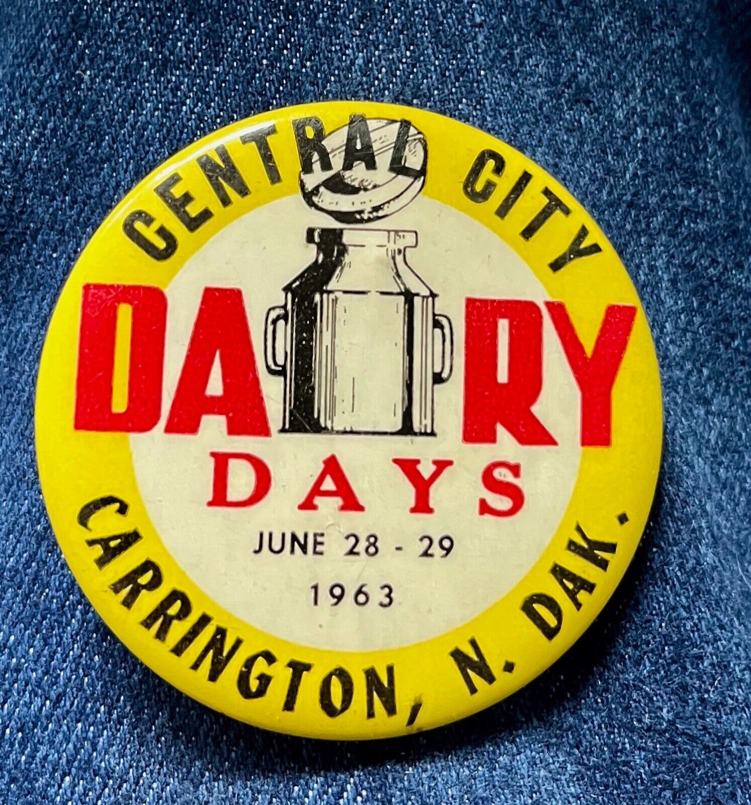 Scarce 1963 Central City Daily ays In Carrington, ND 2 1/4\