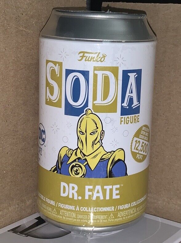 NEW Funko Pop Vinyl SODA Dr. Fate DC Comics Dr 12500 SEALED IN STOCK Pop