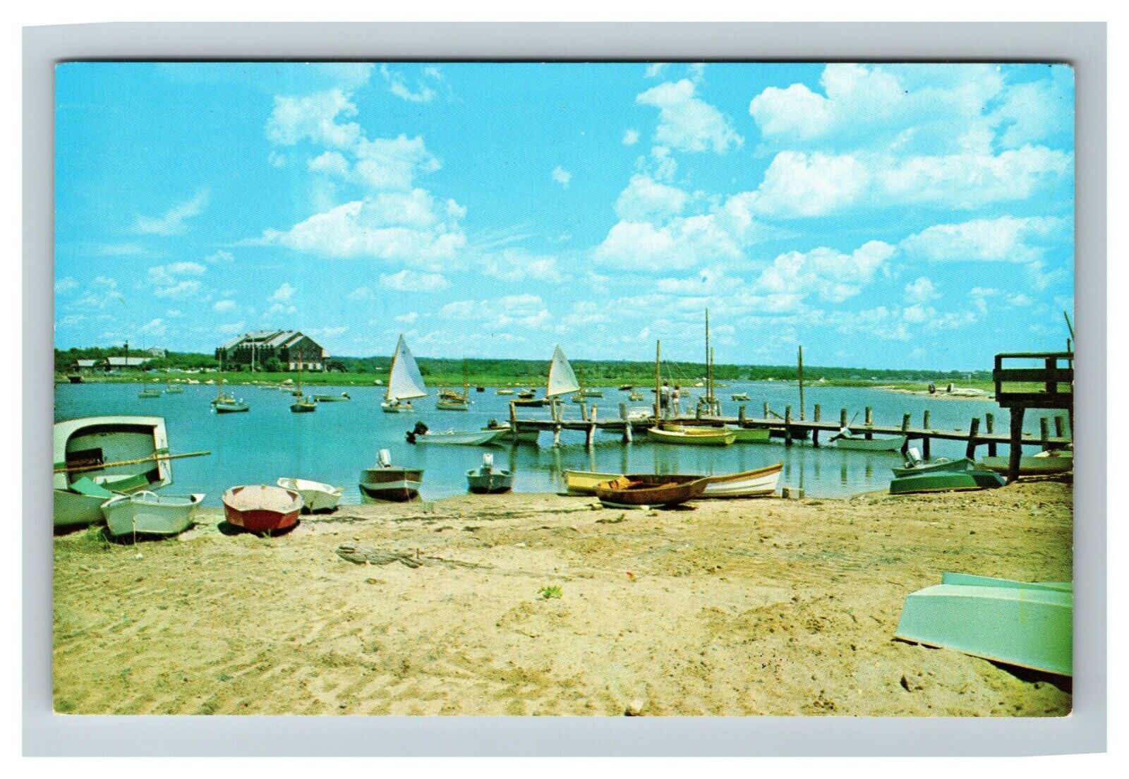 Harbor View, Weekapaug RI c1970 Vintage Postcard