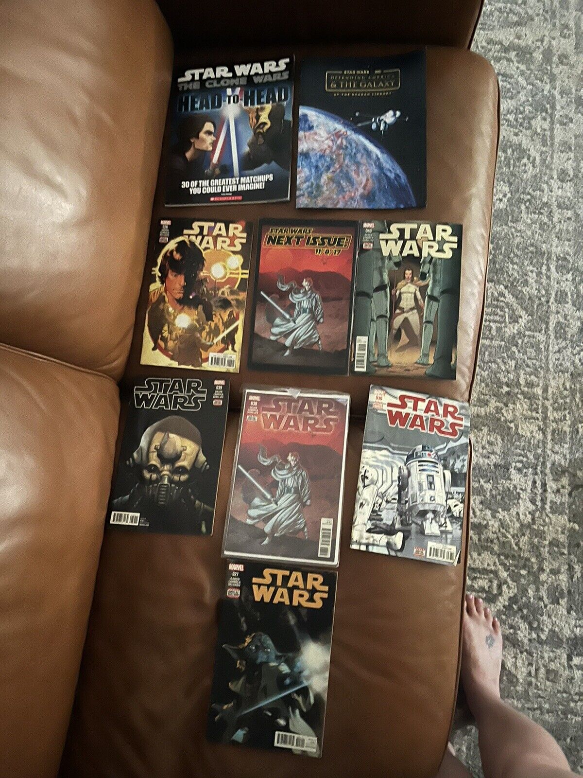Star Wars Comic Book and Book Lot Lot Of 9