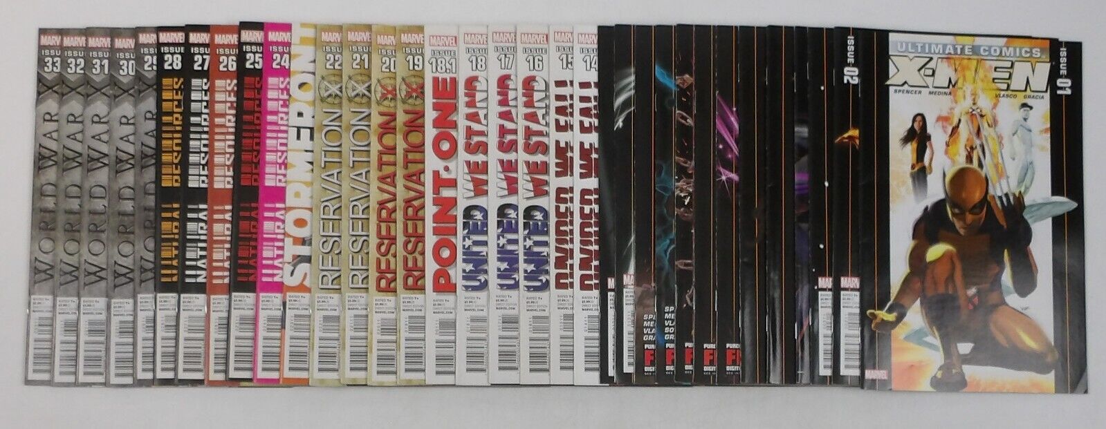 Ultimate X-Men Vol. 2 #1-33 VF/NM complete series + 18.1 Brian Wood set lot