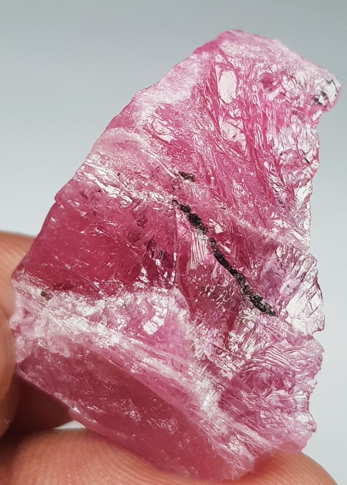 51 ct Natural Top Class Rubylite Tourmaline crystal From Afghanistan 