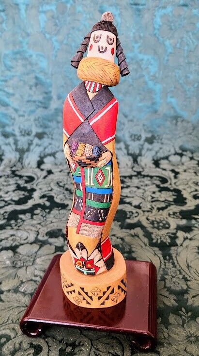 Hopi Kachina Rare Doll Signed Feron Tewa 