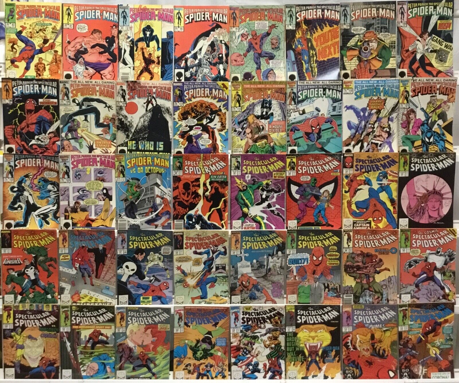 Marvel Comics - Spectacular Spider-Man 1st Series - Comic Book Lot of 40 Issues