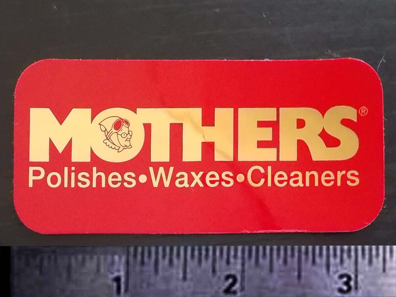 MOTHERS - Polishes - Waxes - Cleaners - Original Vintage Racing Decal/Sticker