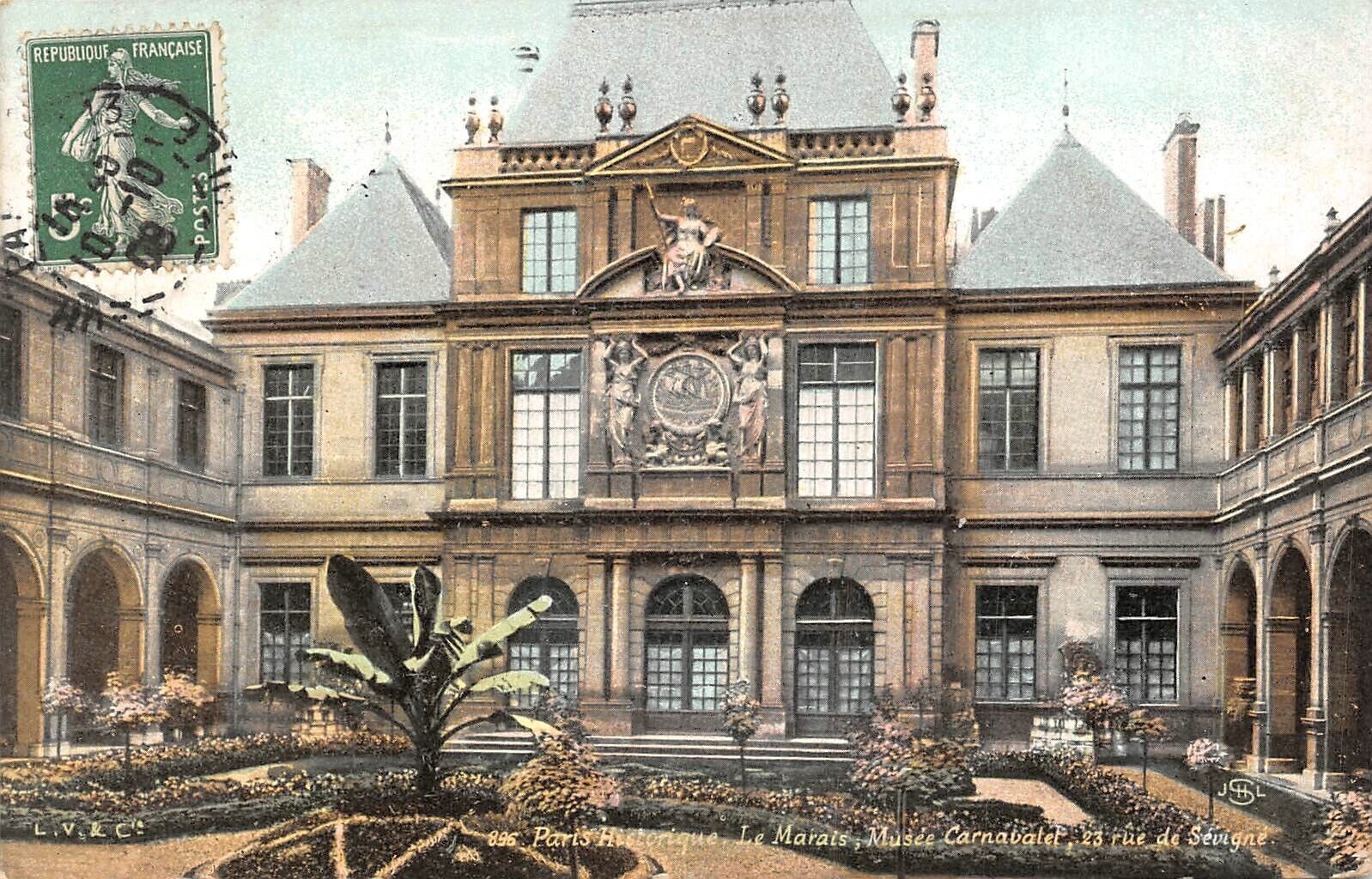 CPA PARIS Le Marais, Carnavalet Museum, 23 rue de Sévigne (140124)