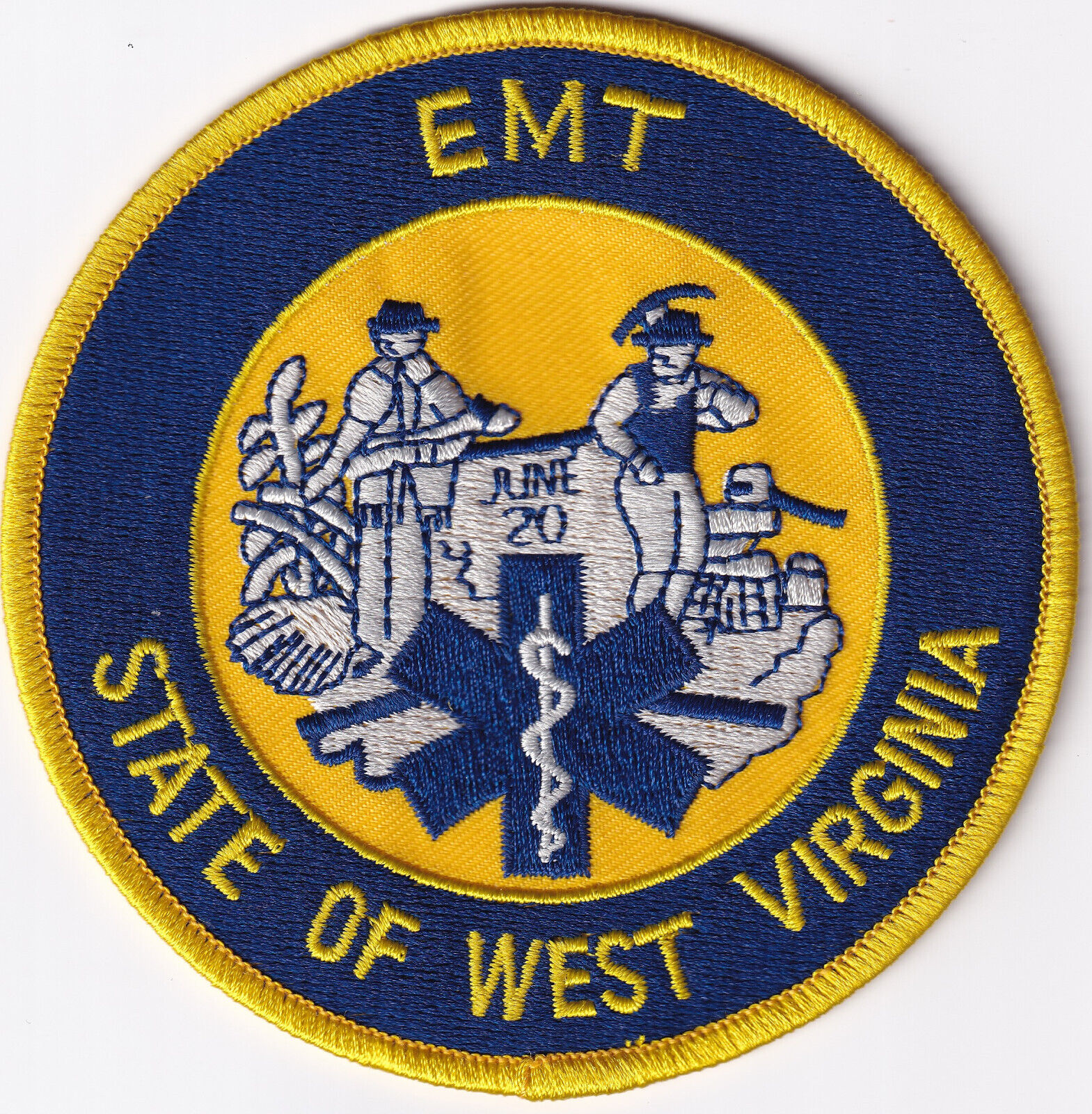 West Virginia EMT patch Emergency Medical Technician WV EMS
