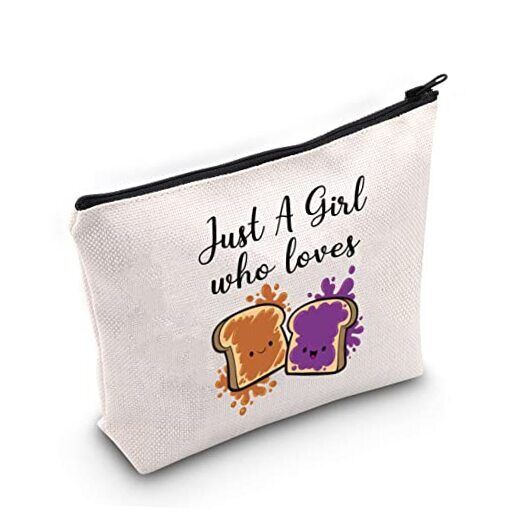  Peanut Butter and Jelly Lover Gift Just A Peanut Butter and Jelly White Bag