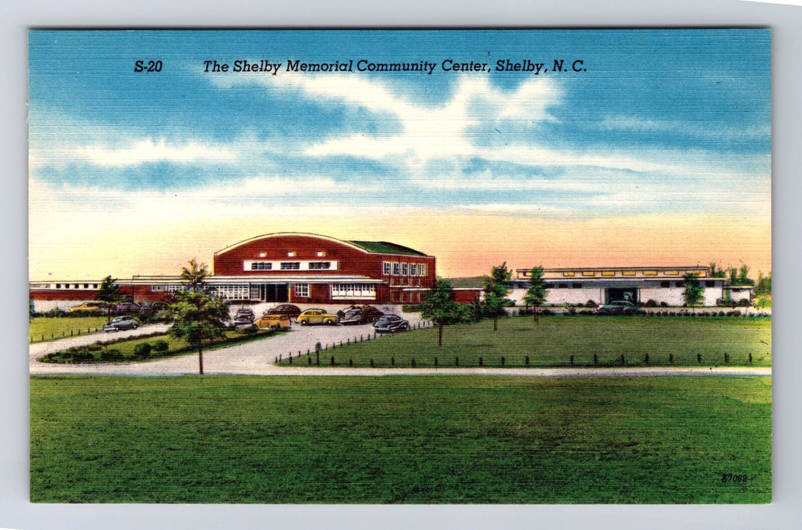 Shelby NC-North Carolina, Shelby Memorial Community, Souvenir Vintage Postcard
