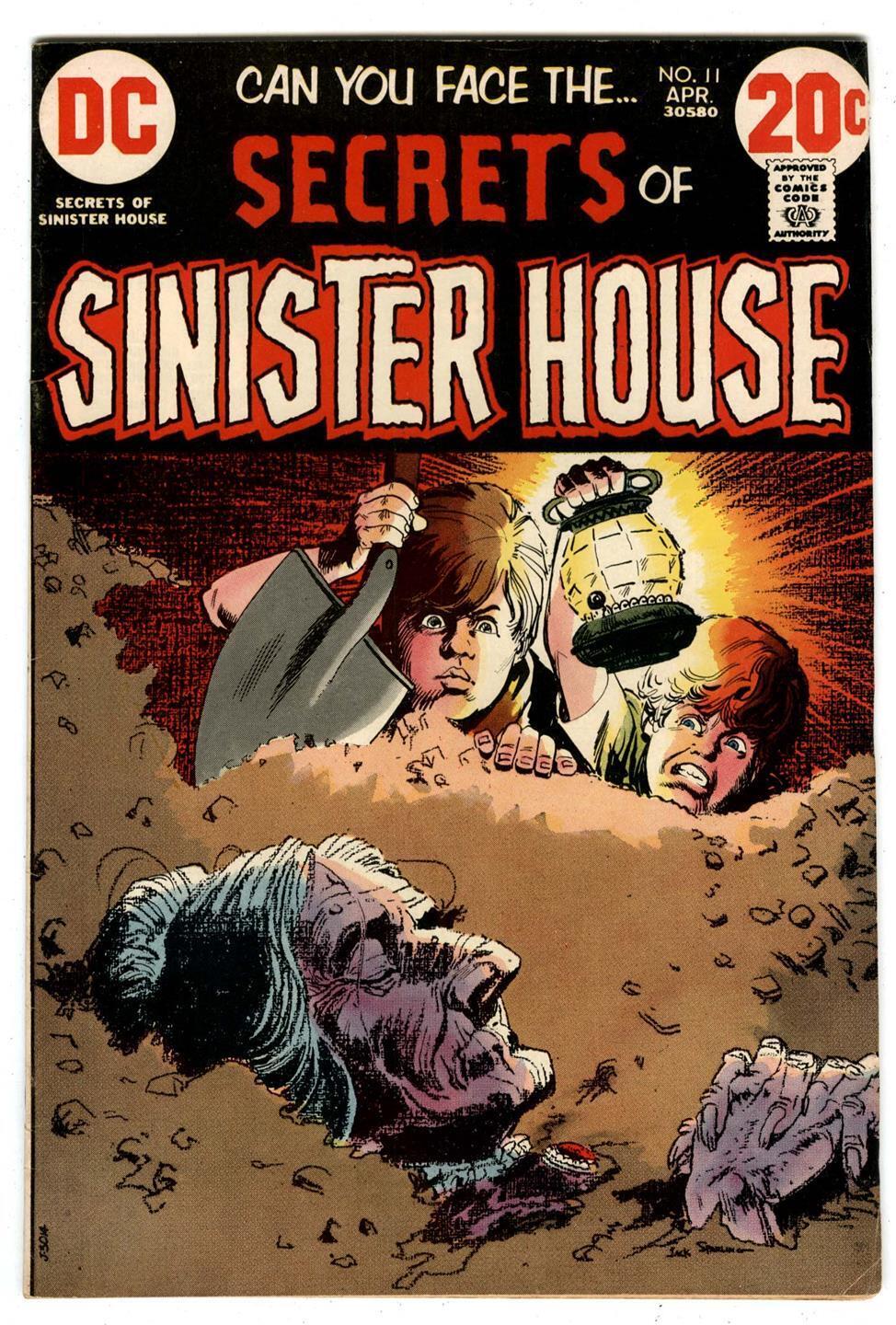 Secrets Of Sinister House #11-DC Comics, April 1973-DC HORROR-Kaluta Aragone Art