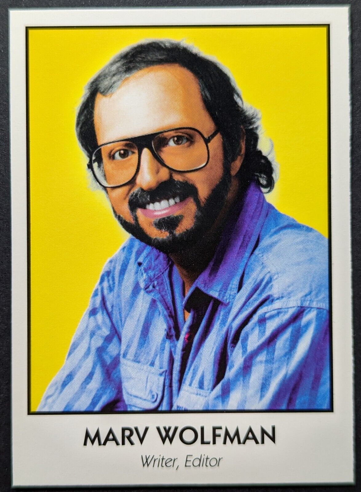 Marv Wolfman 1992 Famous Comic Book Creators Card #33 (NM)