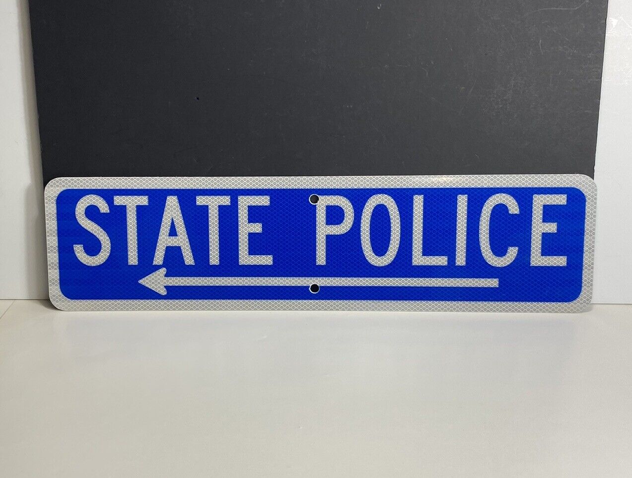 Real Pa State Police Street Sign Directional Sign Arrow