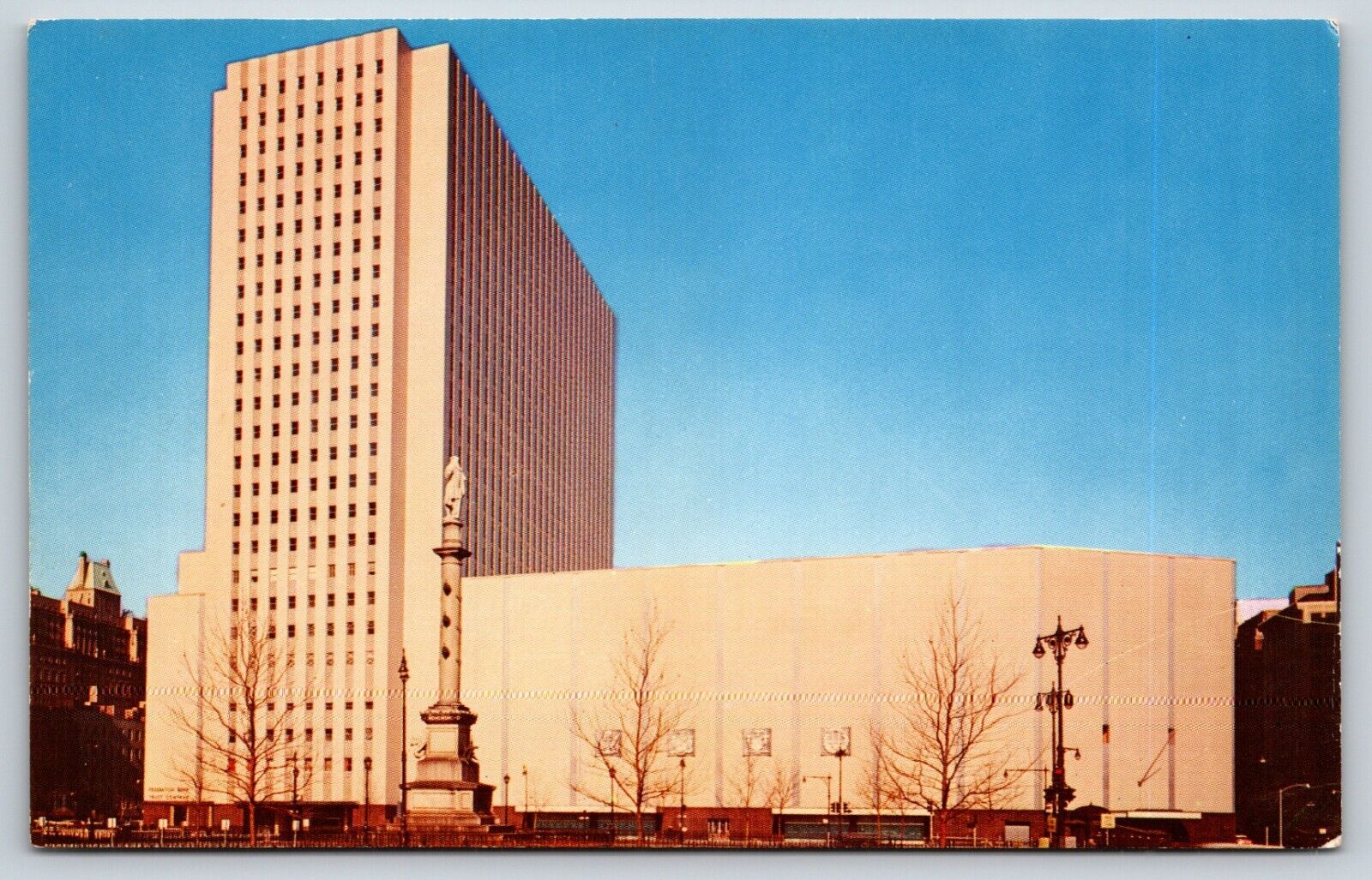 Vintage Postcard New York NY NYC Coliseum Columbus Circle H1