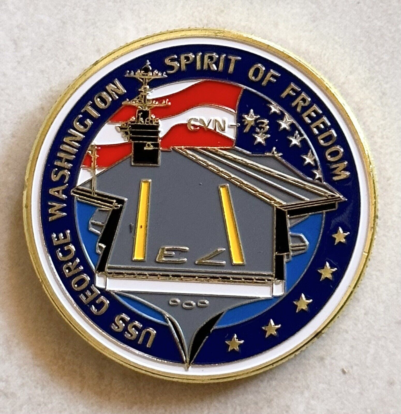 US NAVY USS GEORGE WASHINGTON CVN-73 Challenge Coin