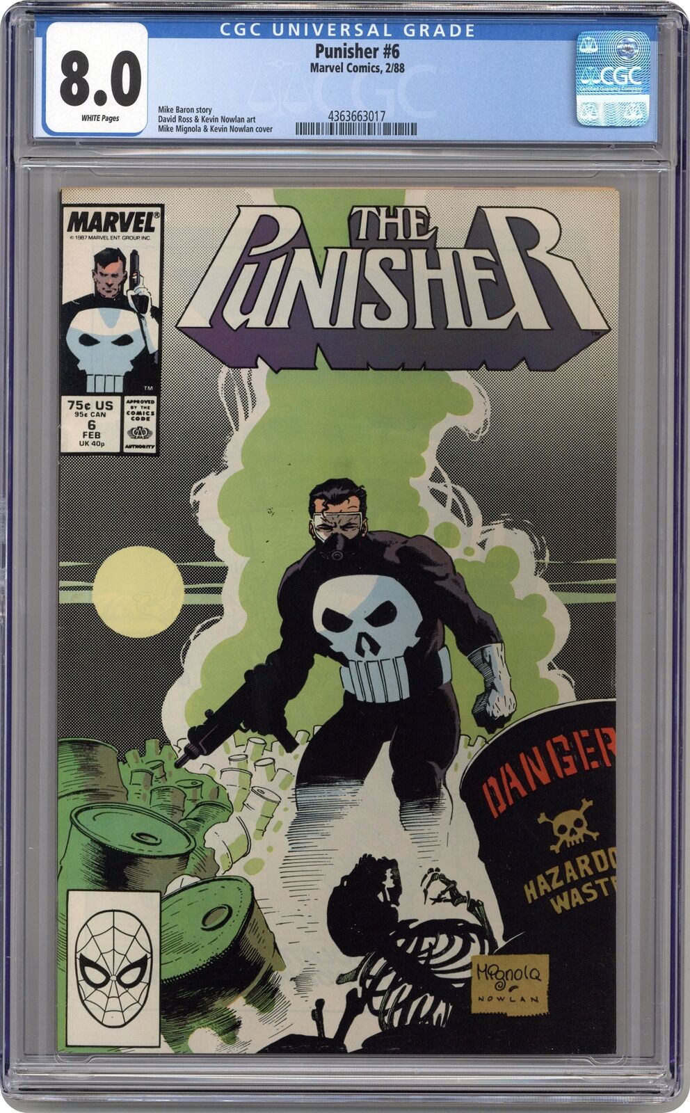 Punisher #6 CGC 8.0 1988 4363663017