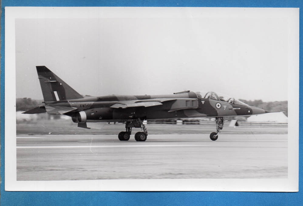 1973-1980s RAF Royal Air Force SEPECAT Jaguar XW566 Original Photo