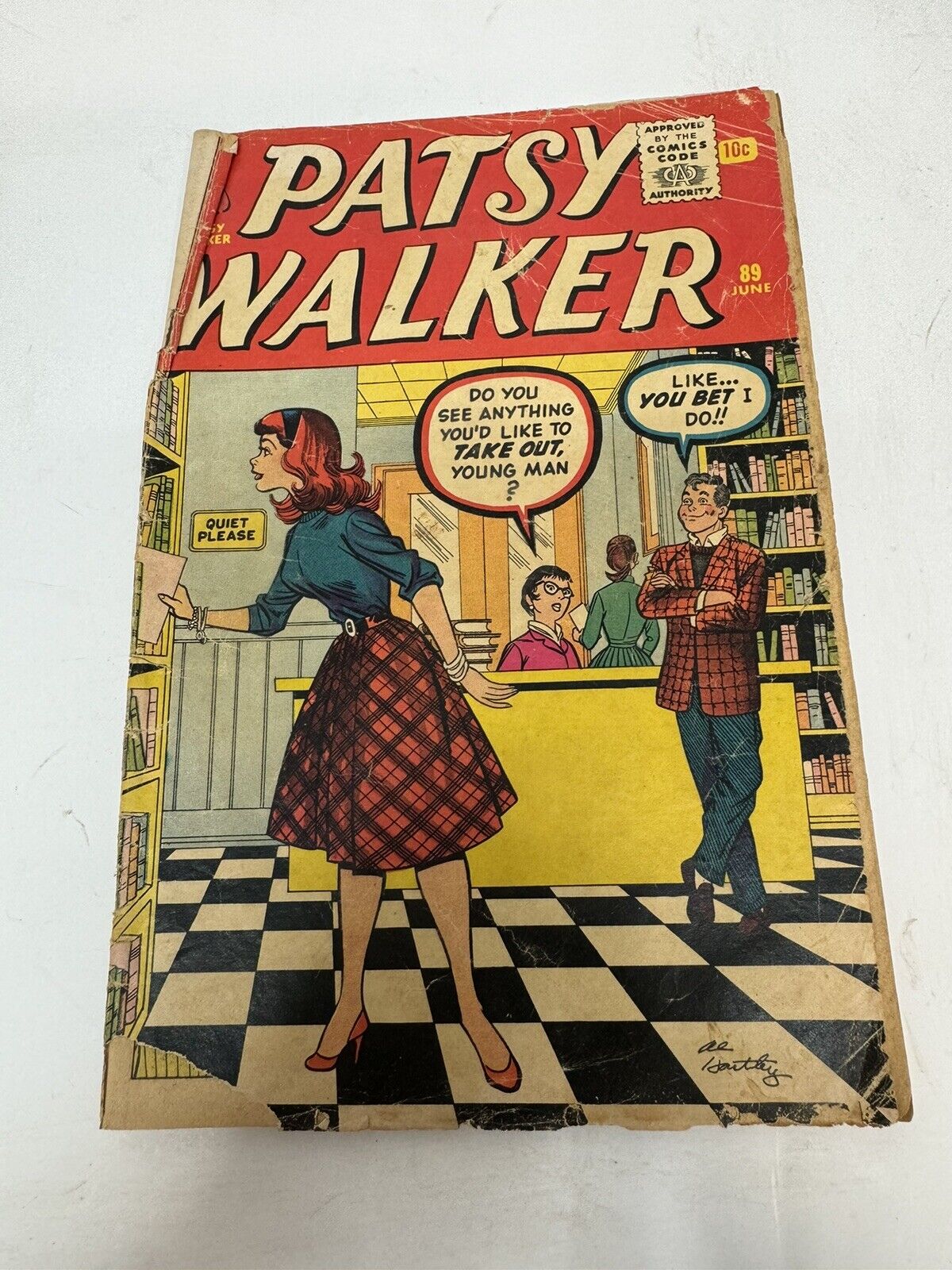 Patsy Walker #89  Comic Book 1960 Bard Publishing Comics