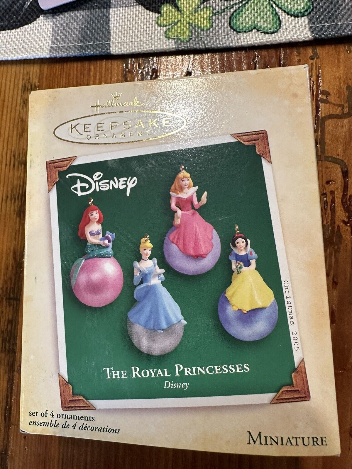 READ DESC 4 Disney 2005 Hallmark Ariel Ornaments Royal Princess Little Mermaid