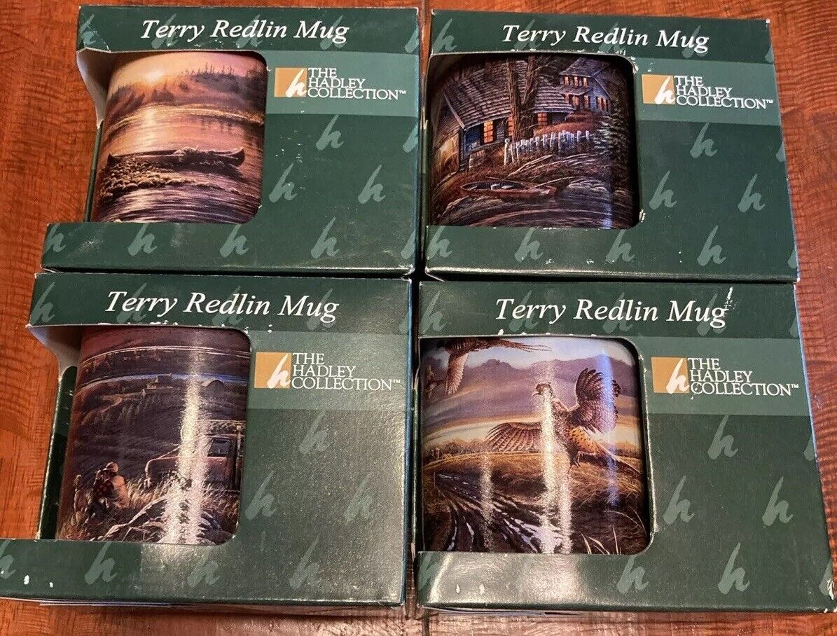 Terry Redlin Mug The Hadley Collection Brand New. Lot of 4