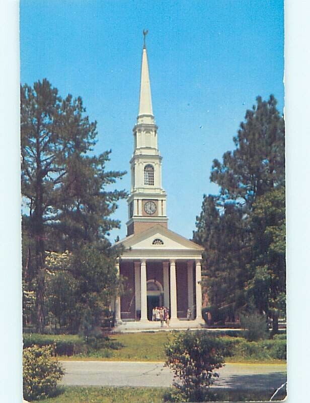 Unused Pre-1980 SAND HILLS COMMUNITY CHURCH Pinehurst North Carolina NC A7558