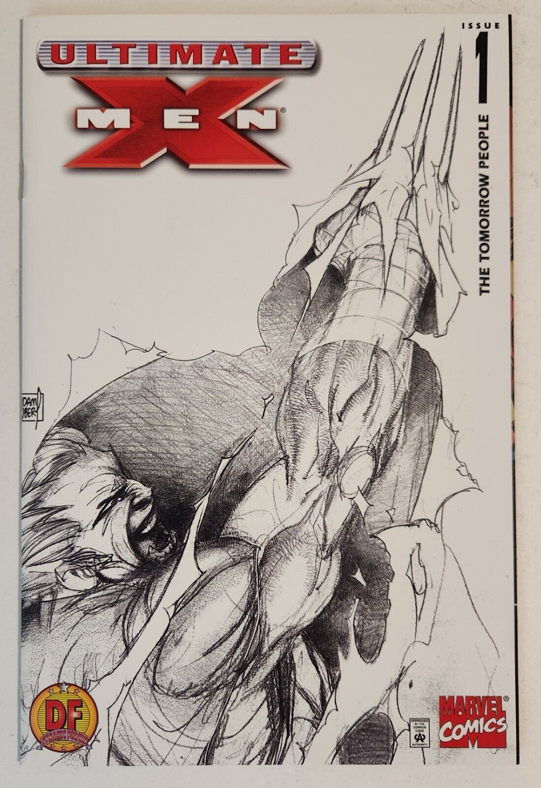 Ultimate X-Men #1 (2001, Marvel) NM Dynamic Forces Sketch Variant Ltd 2000