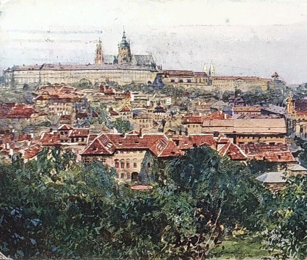 1924 Picture Postcard ~ City Of Prague In The Czech Republic ~ #-5187