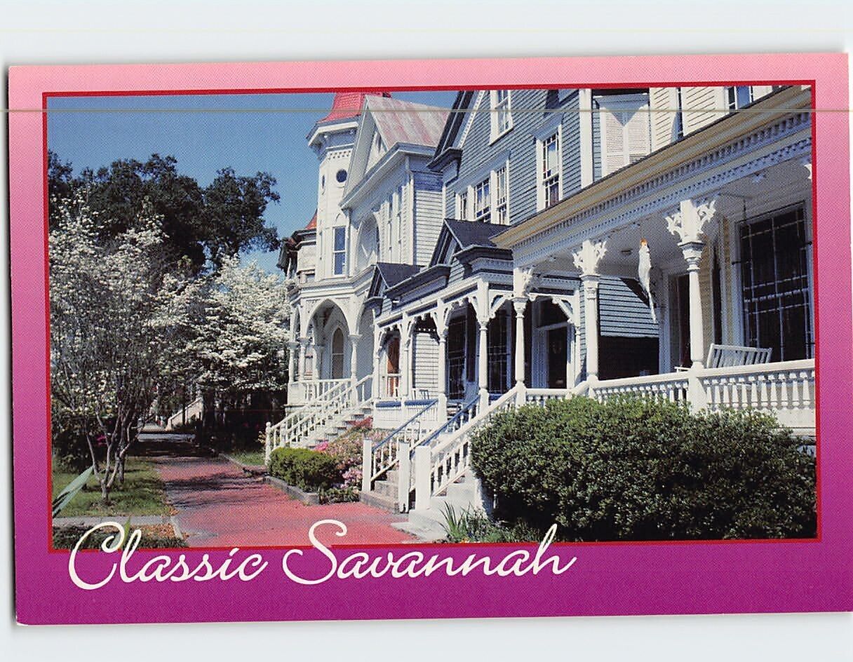 Postcard Classic Savannah Georgia USA