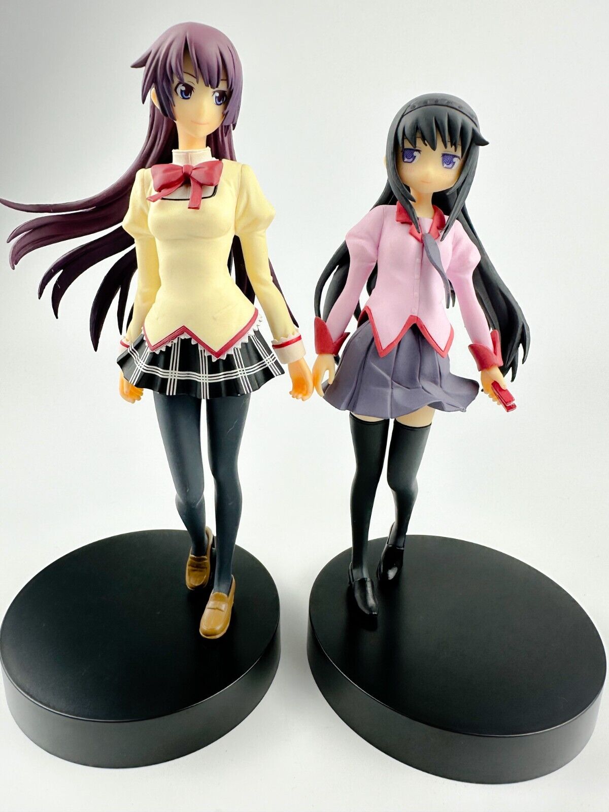 Monogatari Hitagi Senjougahara & Homura Akemi SQ Figure Set of 2 Banpresto 20cm