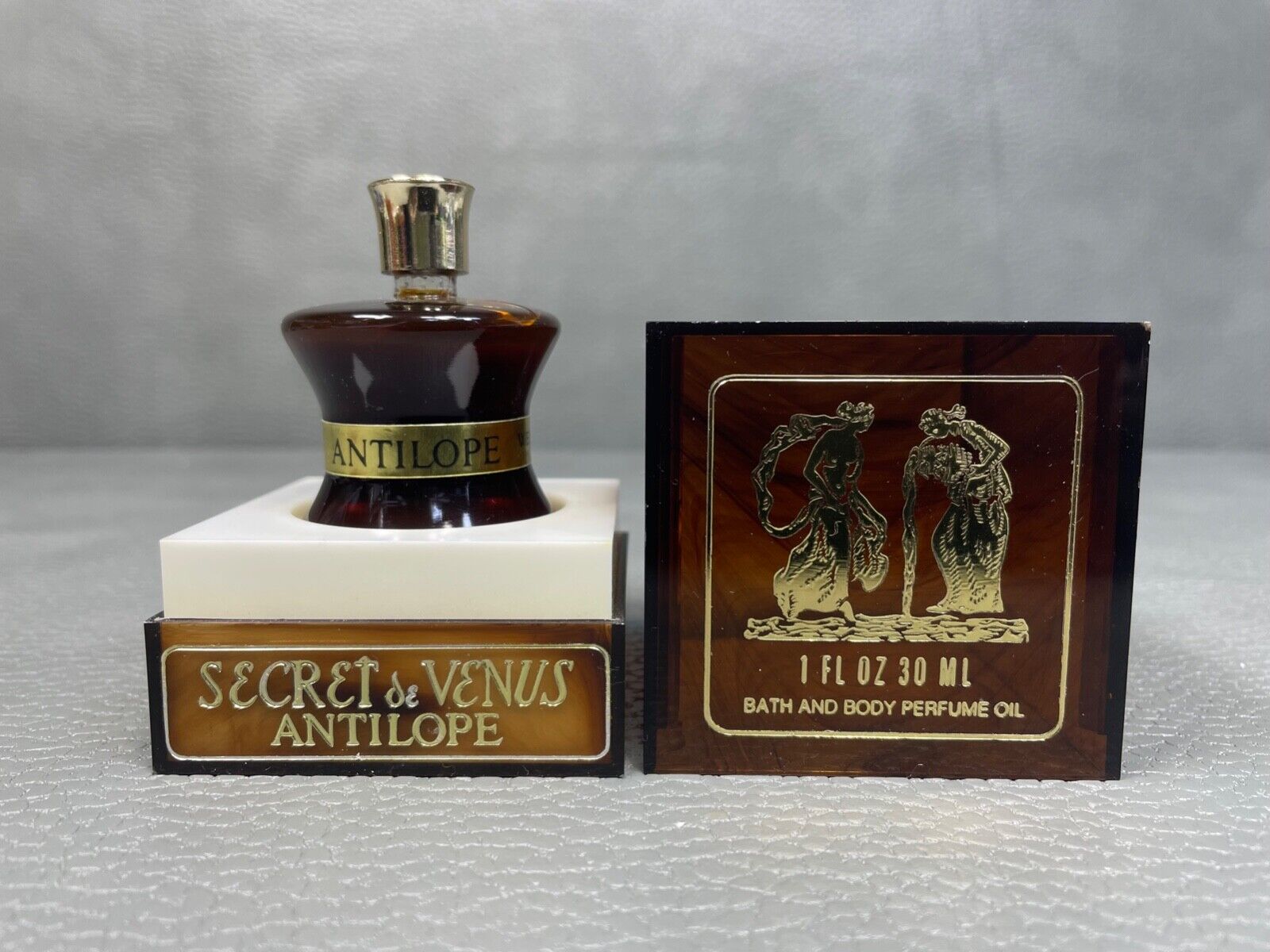 RARE Vintage Weil Secrets de Venus Antilope Bath and Body Perfume Oil 1 oz.