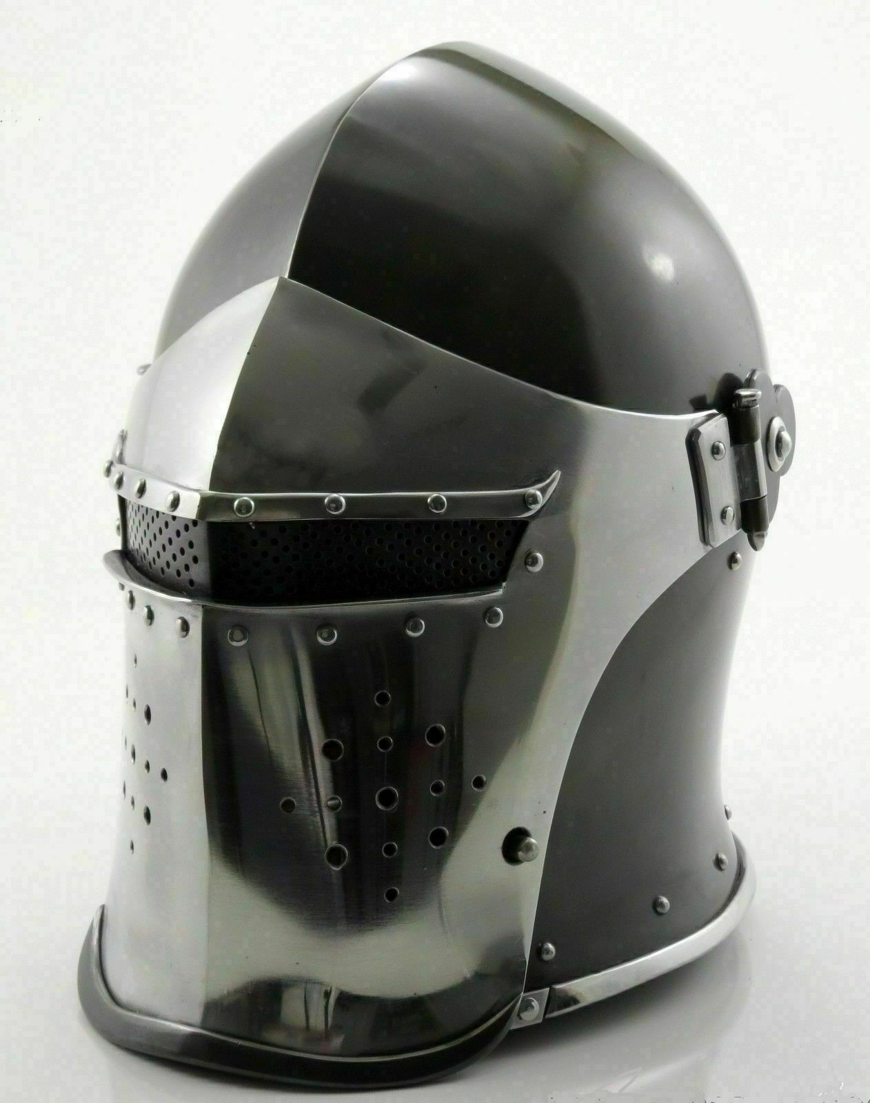 DGH® Medieval Barbute Helmet Greek Spartan Roman Knight Armour Barbuta H1