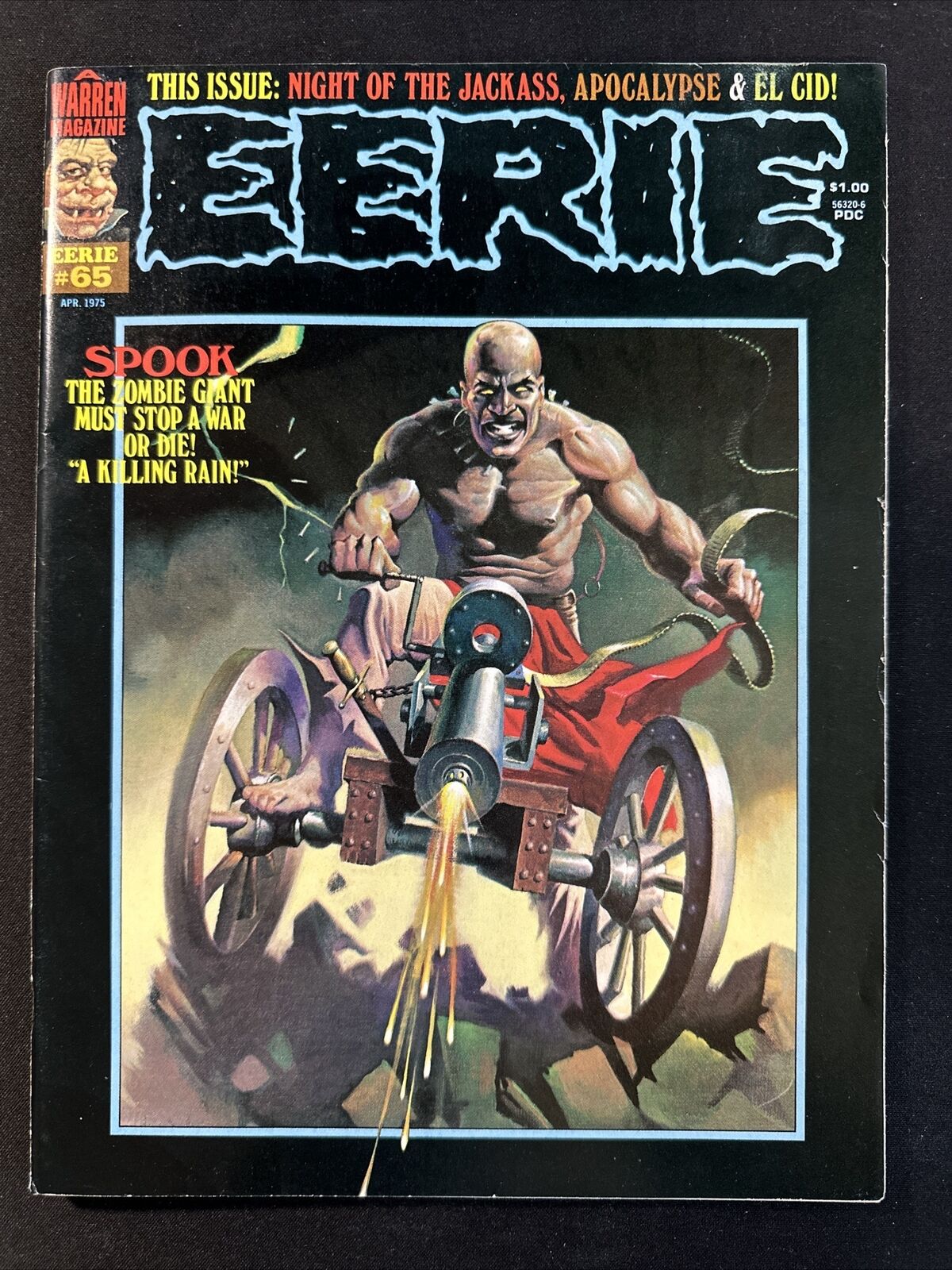 EERIE #65 Warren Horror Magazine Comic Book Bronze Age 1st Print 1975 Fine