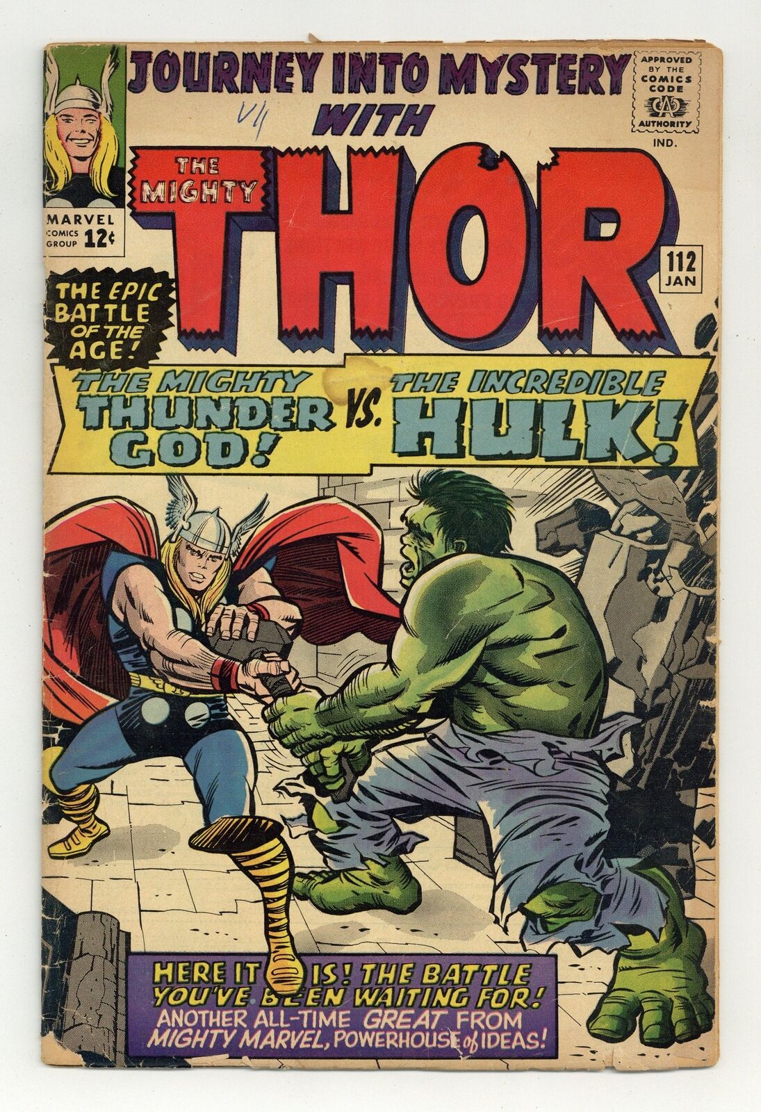 Thor Journey Into Mystery #112 GD 2.0 1965