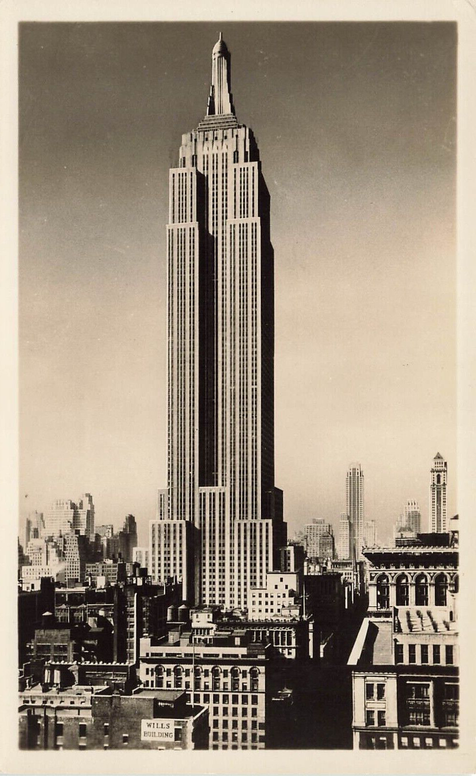 Empire State Building RPPC Postcard