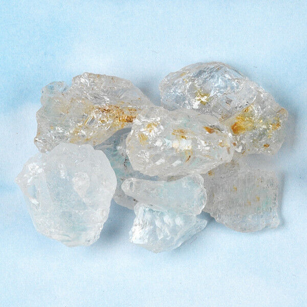 Two Rare African Elestial Phenacite Phenakite Crystal Most w/Rainbows .25\