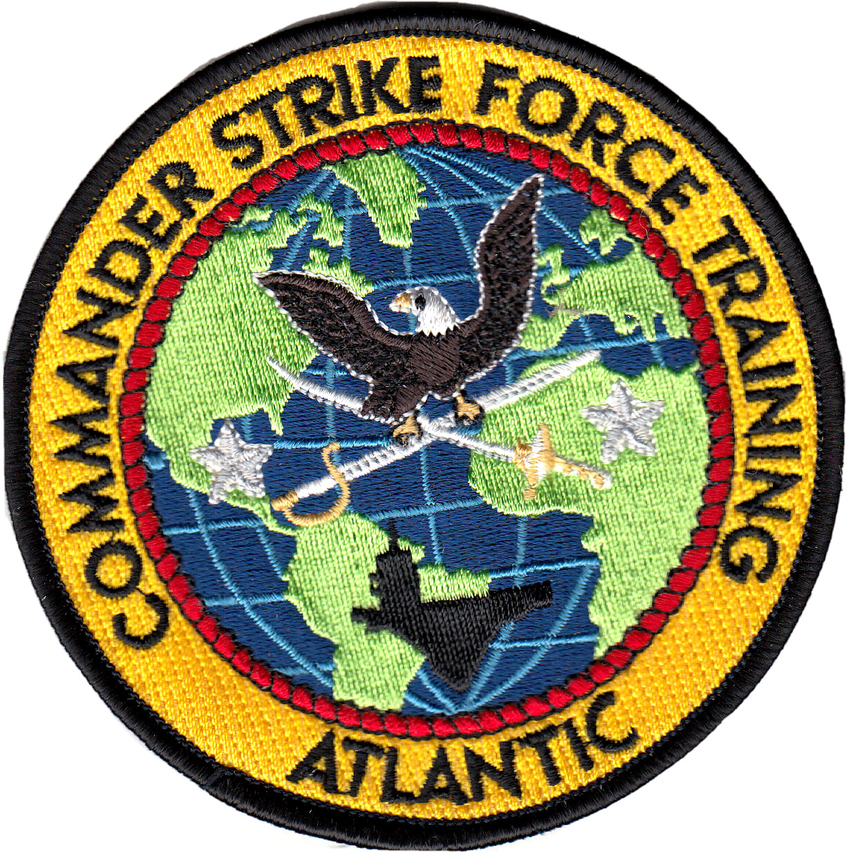 COMMANDER STRIKE FORCE TRAINING ATLANTIC CHEST PATCH 