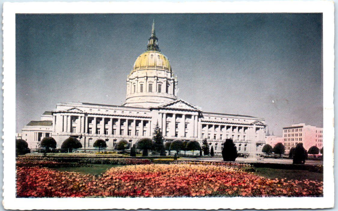 Postcard - San Francisco\'s Beautiful City Hall - San Francisco, California