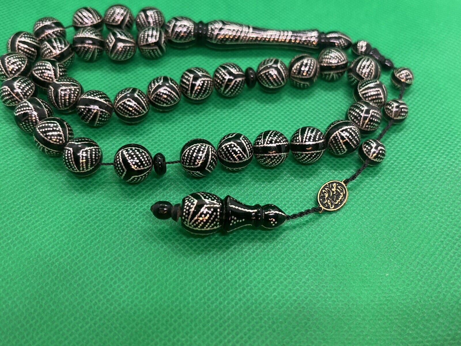 black coral rosary