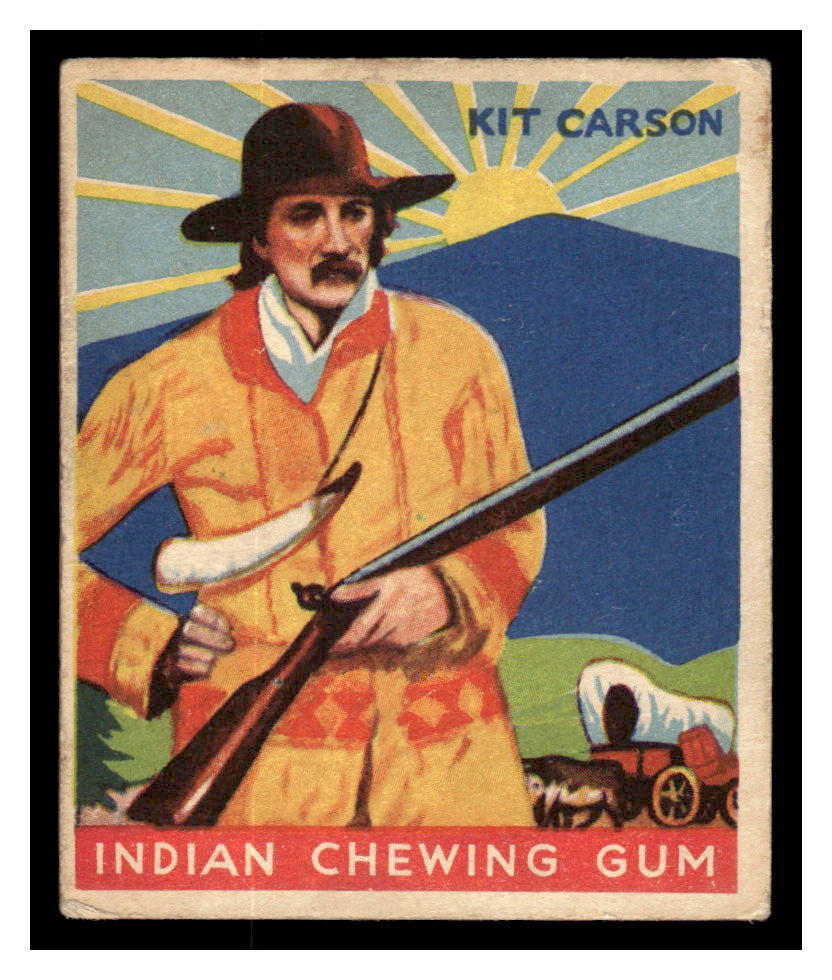 1933-40 Goudey R73 Indian Gum #68 Kit Carson IND1-01