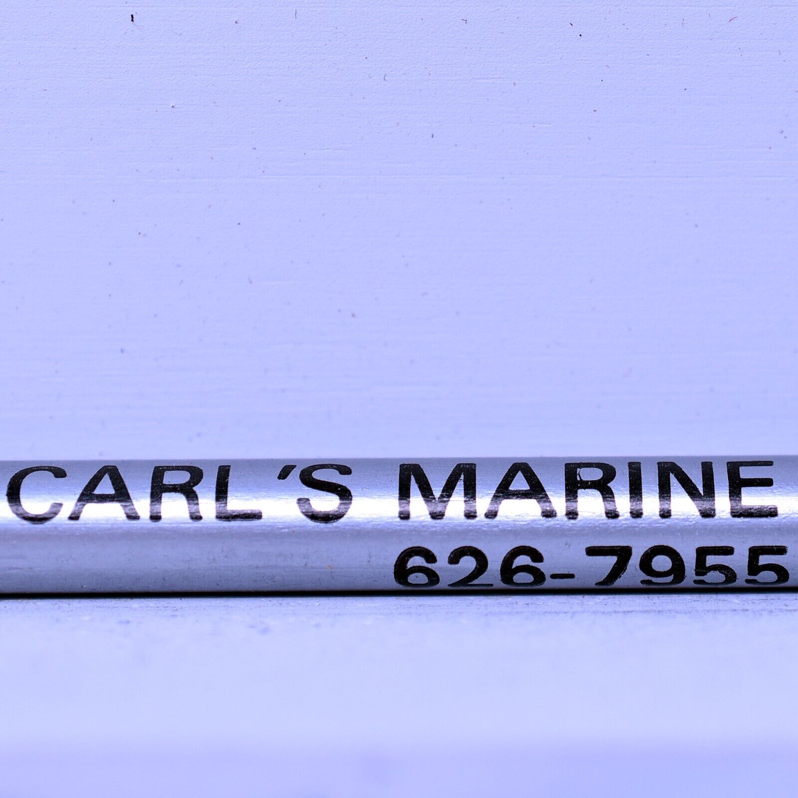 Vintage 1980s Carl\'s Marine Repair 626-7955 Advertising Pencil
