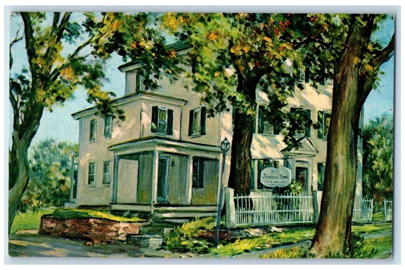 c1950's Cresnon House Motor Lodge Rockport Massachusetts MA Vintage Postcard