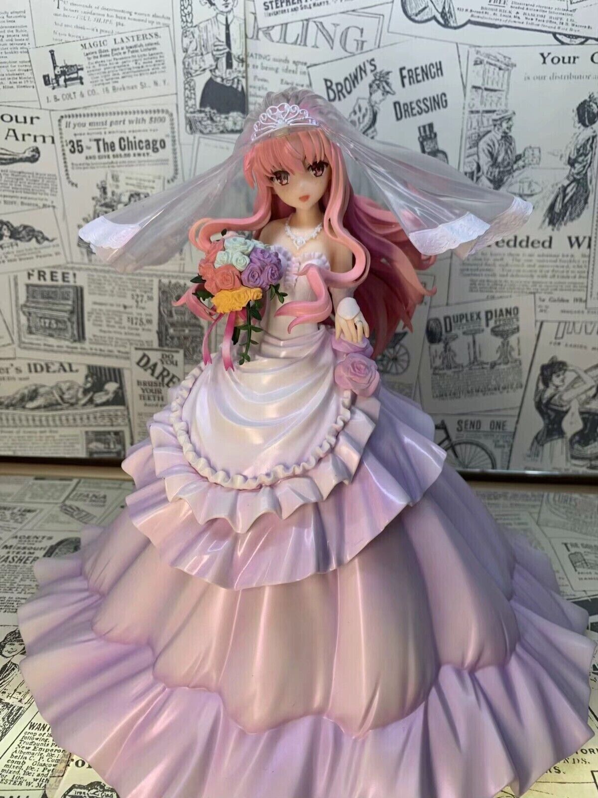 Game Finale Louis Anime Wedding Girl PVC Figure Toy Collect Statue 24CM No Box