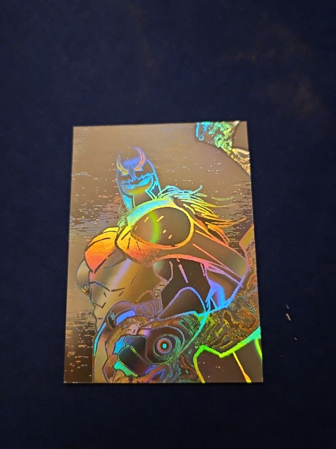 1996 Fleer Skybox Marvel/DC Amalgam Holopix Magneto #2 Insert Card