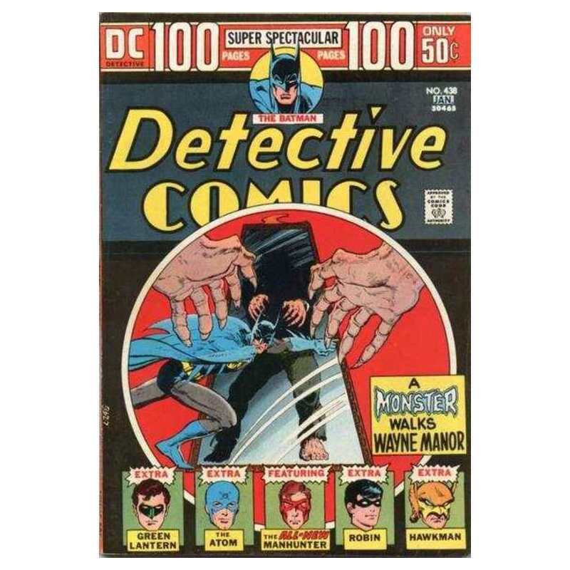 Detective Comics (1937 series) #438 in Very Fine minus condition. DC comics [f: