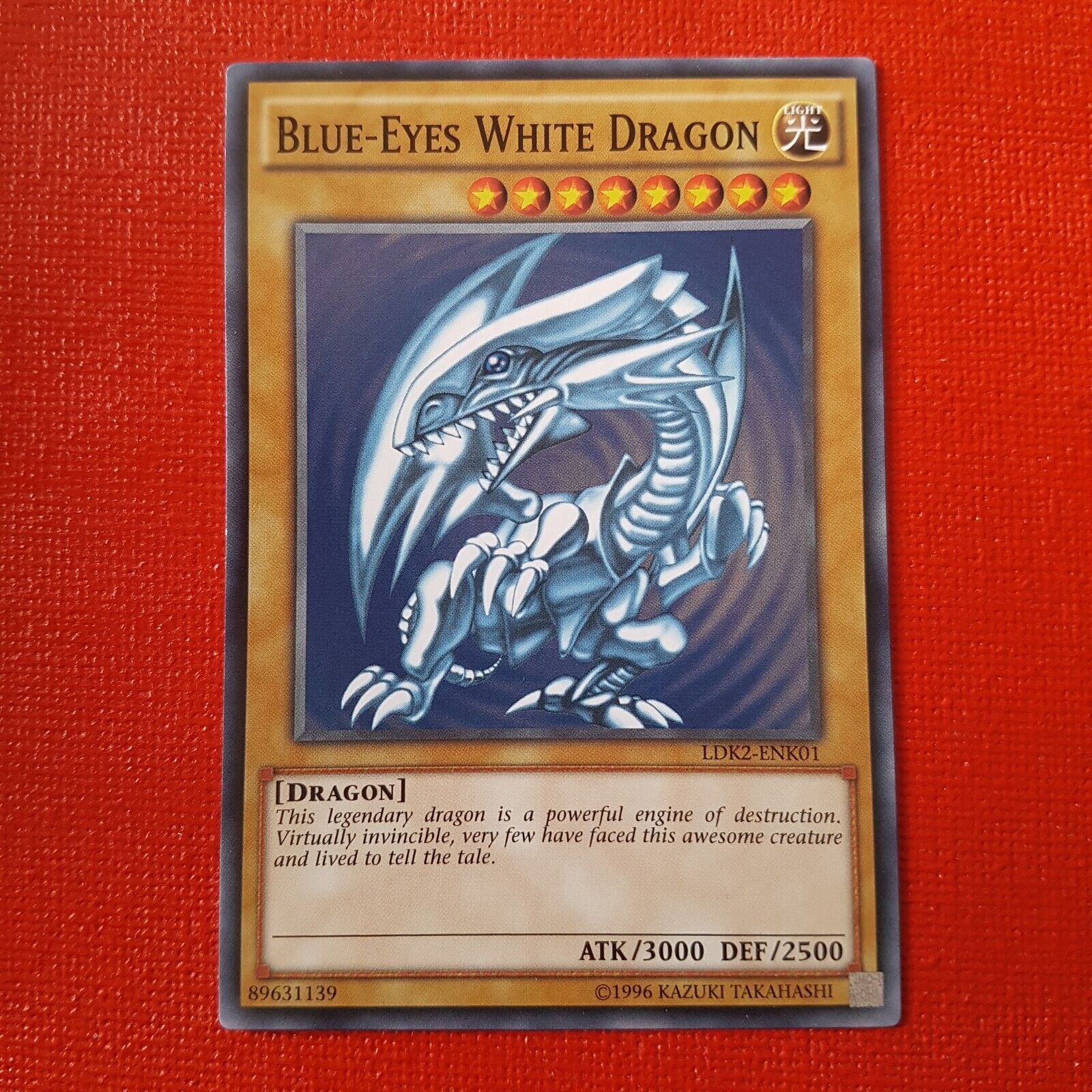 Yugioh Blue-Eyes White Dragon LDK2-ENK01